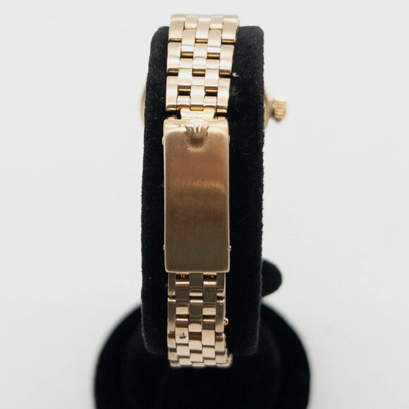 Rolex Date Champagne 18k Yellow Gold Watch Ladies main image 5
